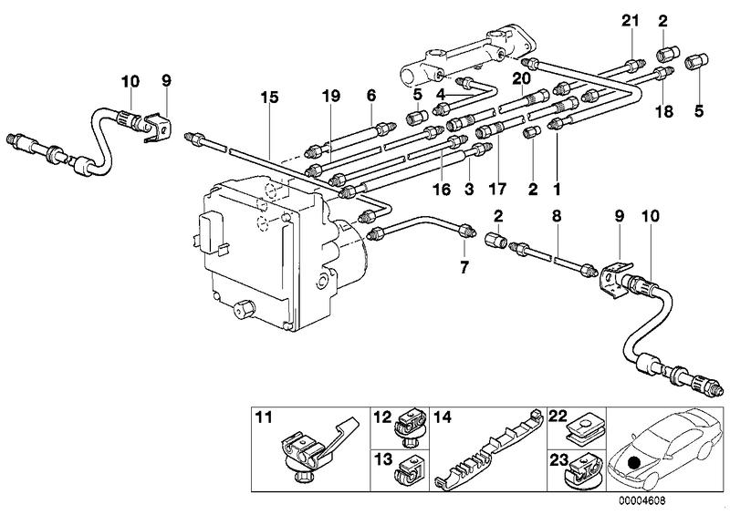 Remleidings voor ABS/ASC+T