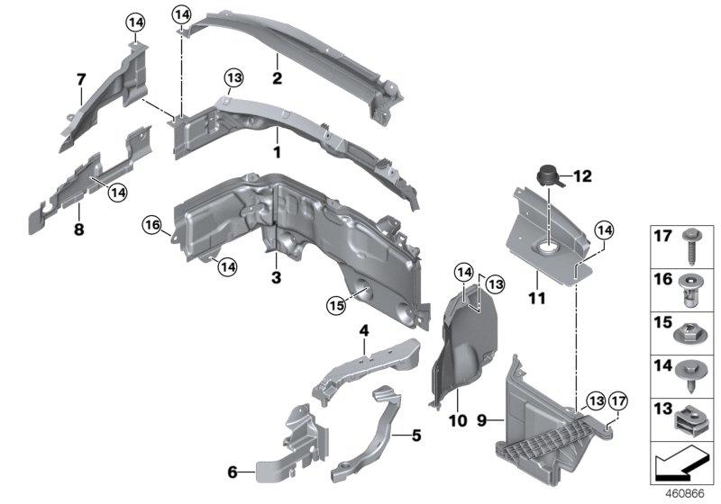 Aanbouwdelen motorruimte