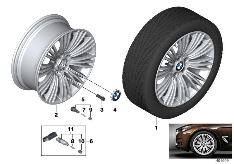 BMW LM-velg W-spaak 440 - 19''