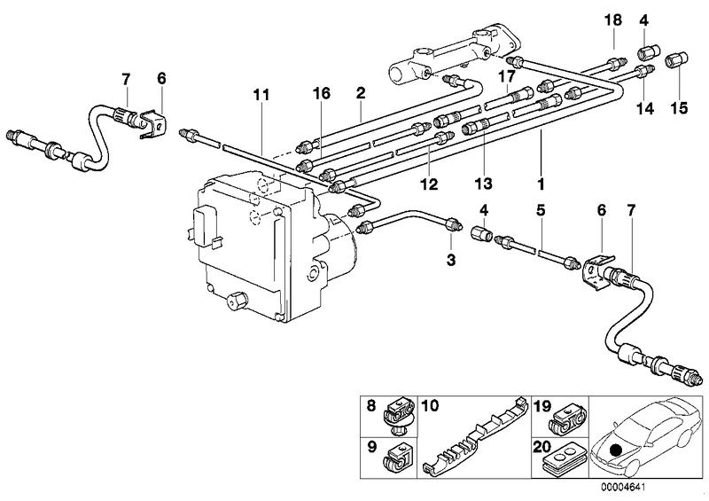 Remleidings voor ABS/ASC+T