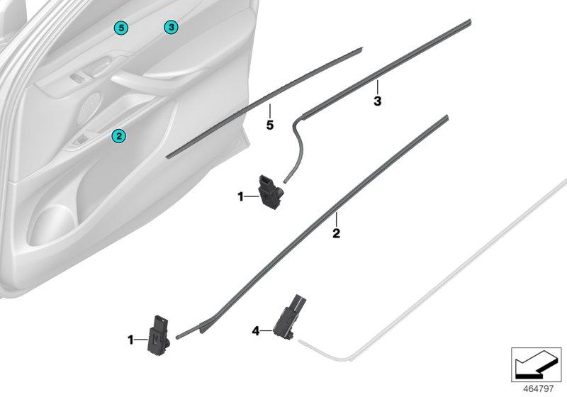 LED module  /  lichtgeleider portier