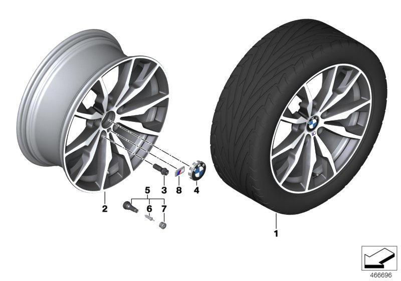 BMW LM wiel M dubbele spaak 680 - 20"