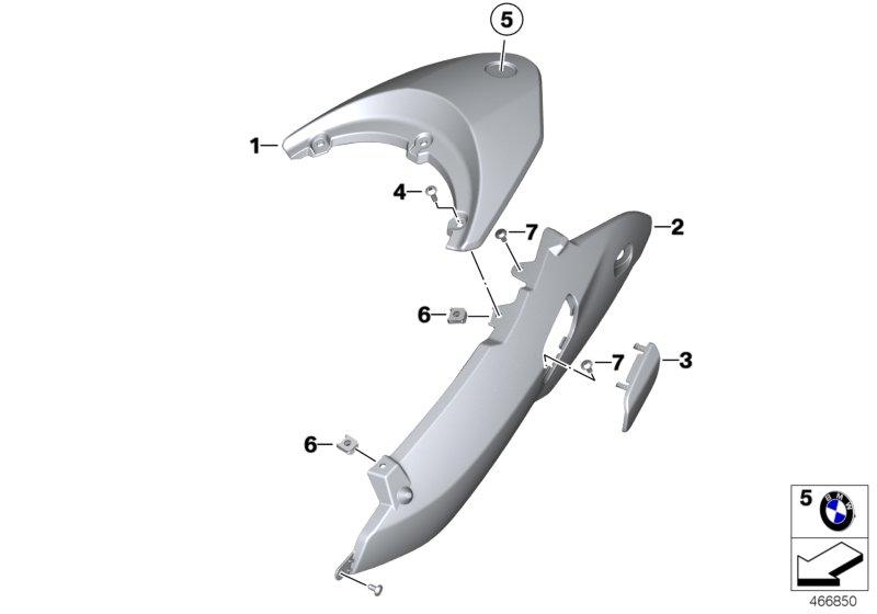 Achterpaneel met primer behandeld