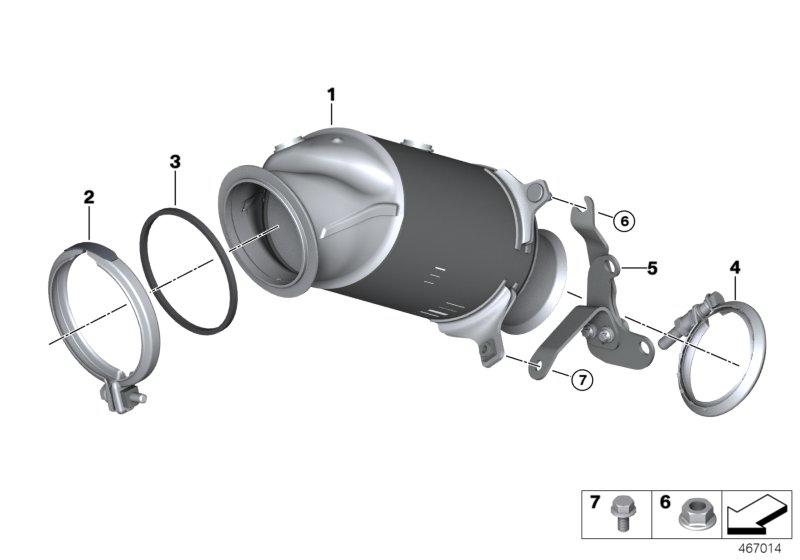 Katalysator dichtst bij motor