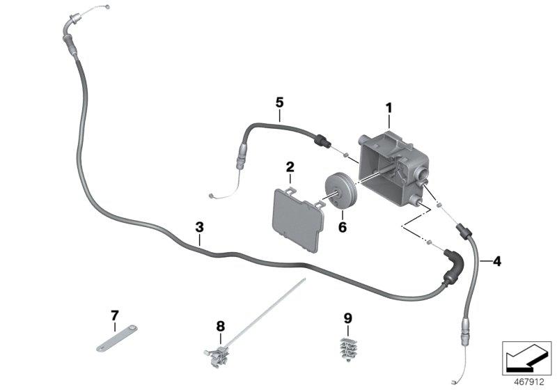 Bowdenkabel / kabelverdeler