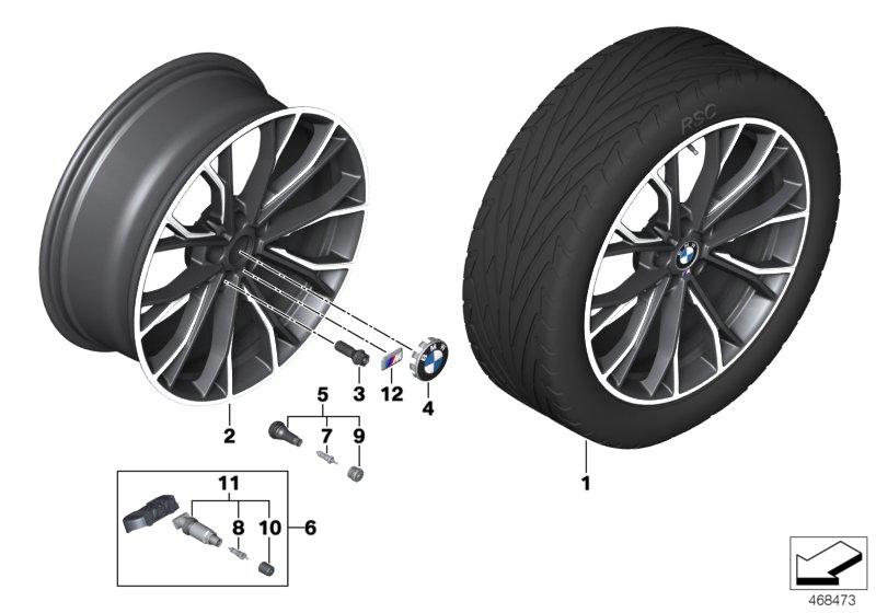 BMW LM wiel M dubbele spaak 669M - 20"