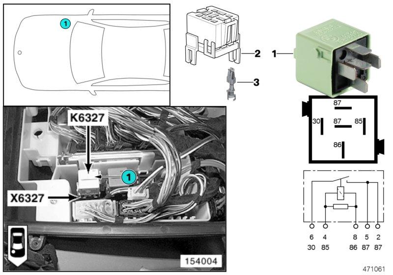 Relais verstuivers K6327