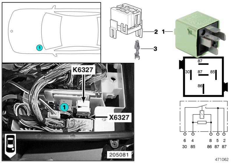 Relais verstuivers K6327