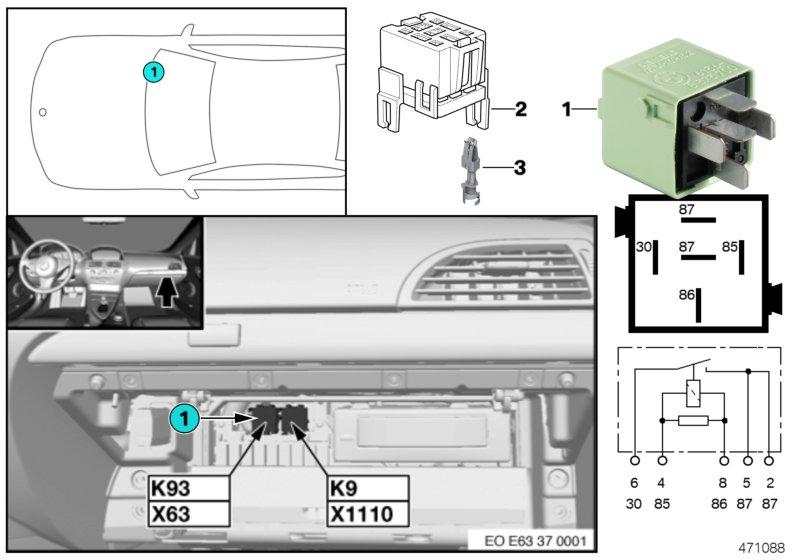 Relais elektronische demperregling K93