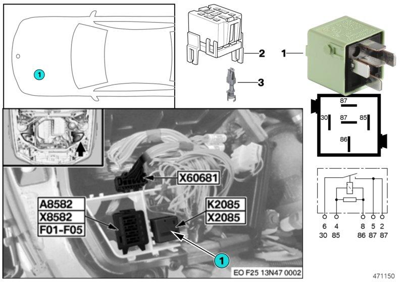 Relais motor DDE K2085