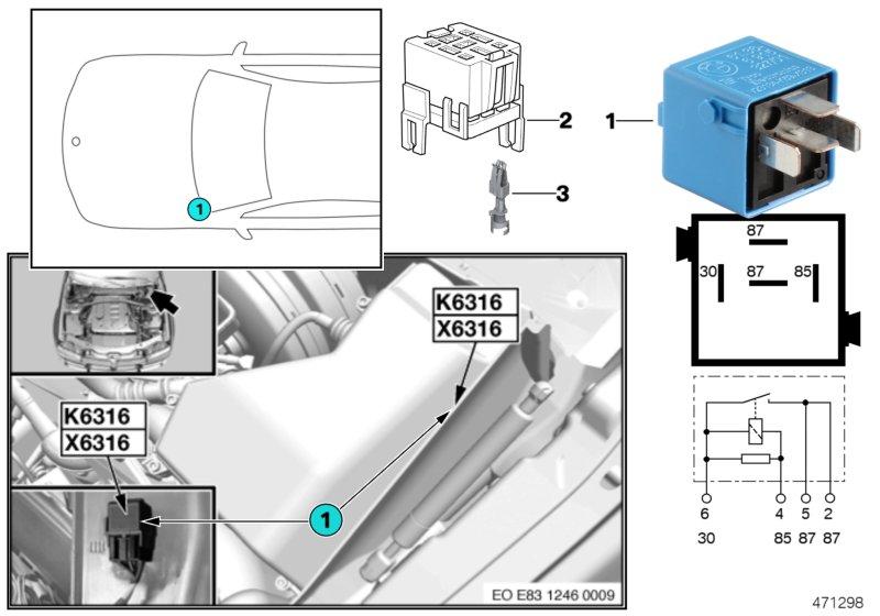 Valvetronic-relais K6316