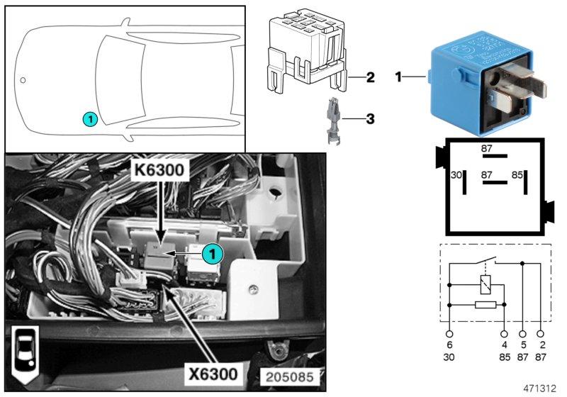 Relais DME K6300