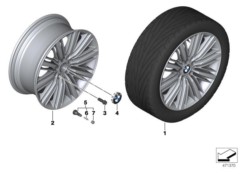 BMW LM-velg veelspaaks 616 - 20''