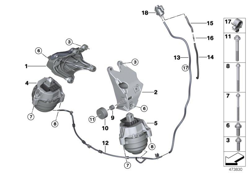 Motorophanging