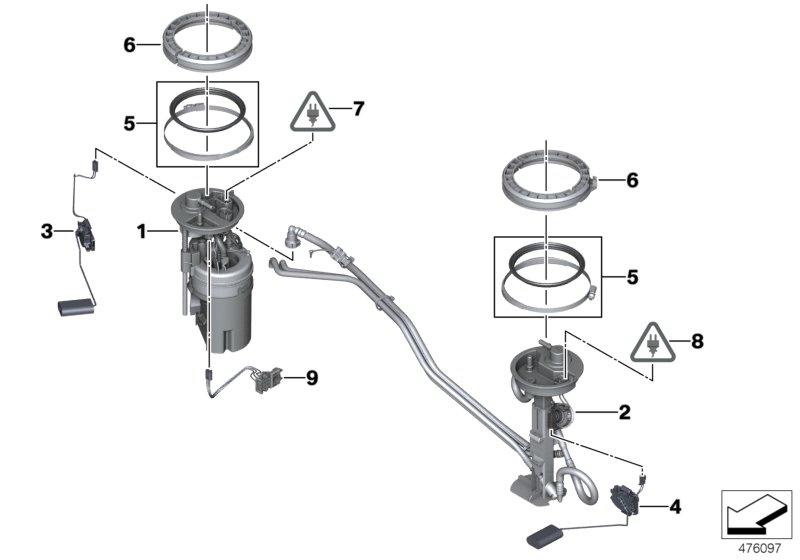 Brandstofpomp  /  Niveausensor