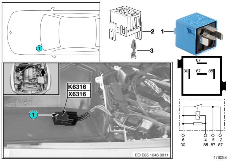 Valvetronic-relais K6316