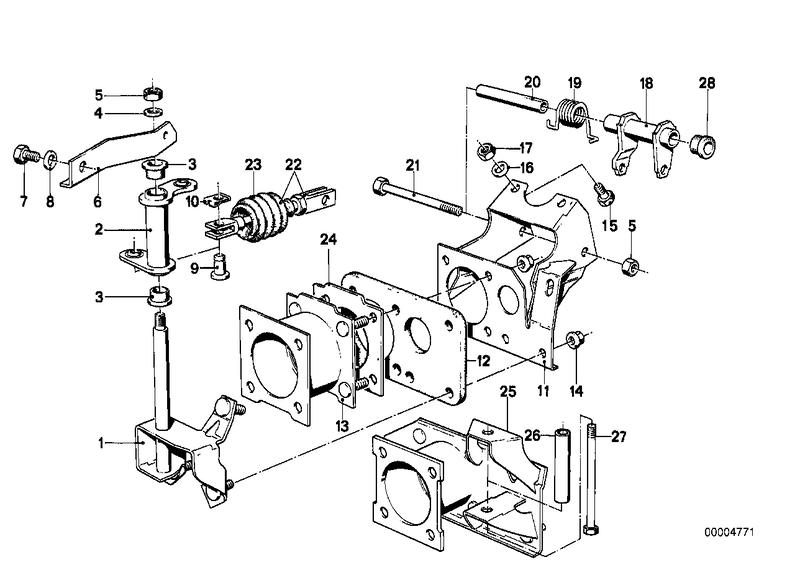 Pedaal mechanisme/omkeerstangenstelsel