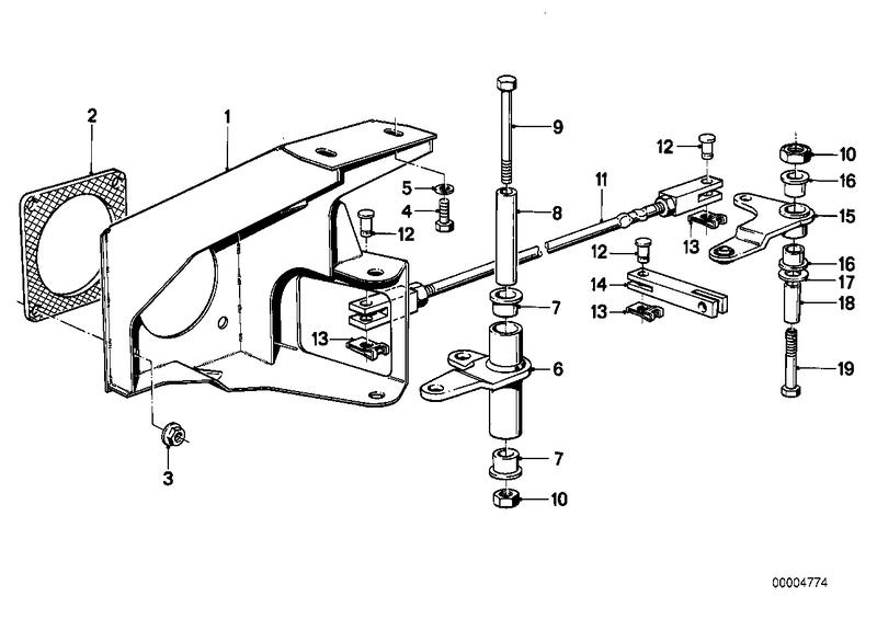 Pedaal mechanisme/omkeerstangenstelsel