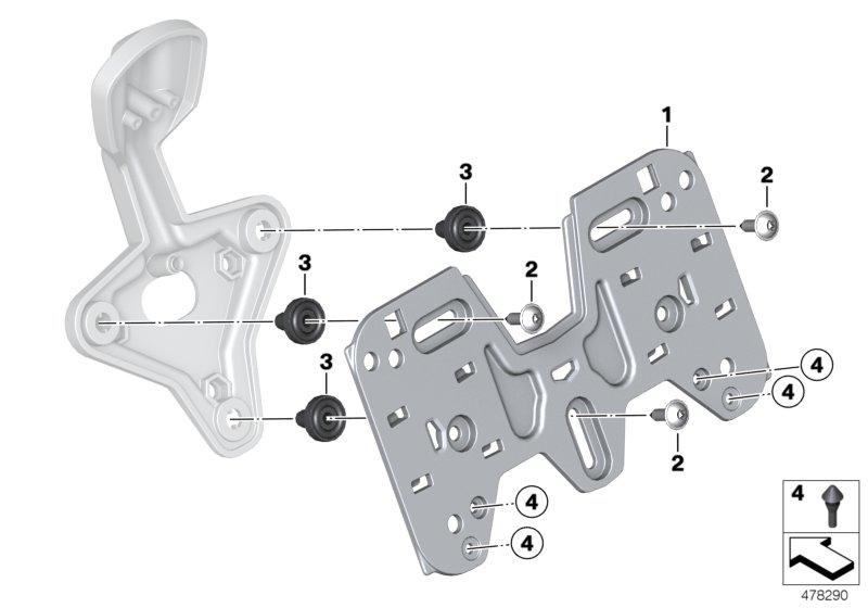 Nummerplaat-adapter