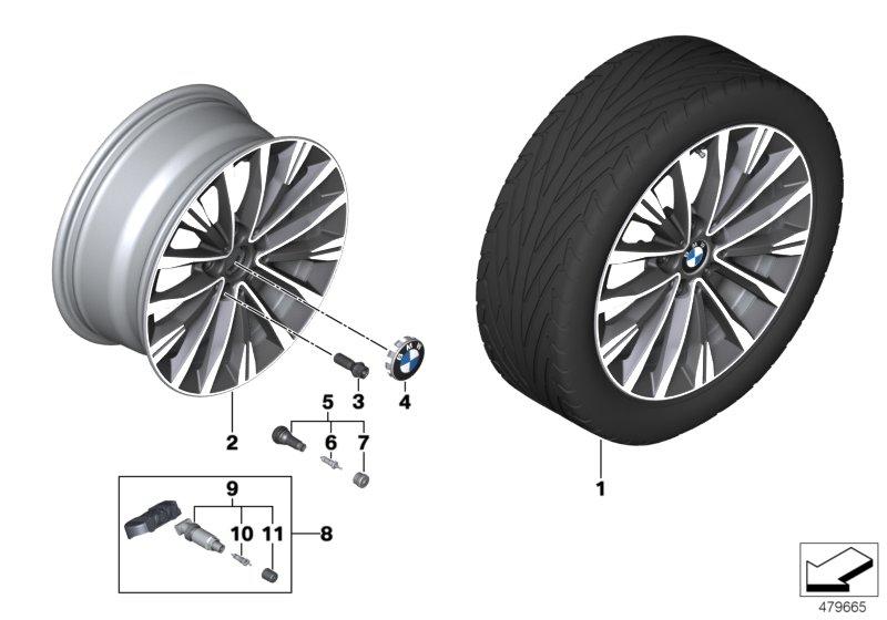 BMW LM wiel veelspaaks 547 - 17"