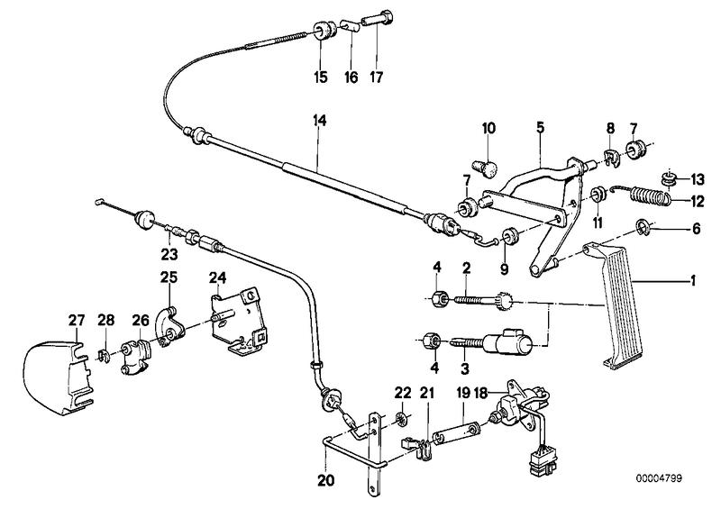 Voetpedal rijden-potentiometer