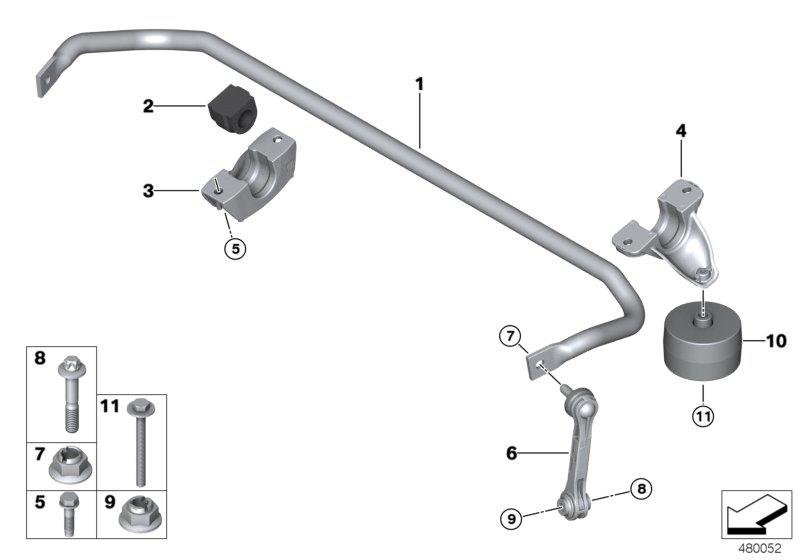 Stabilisator achter