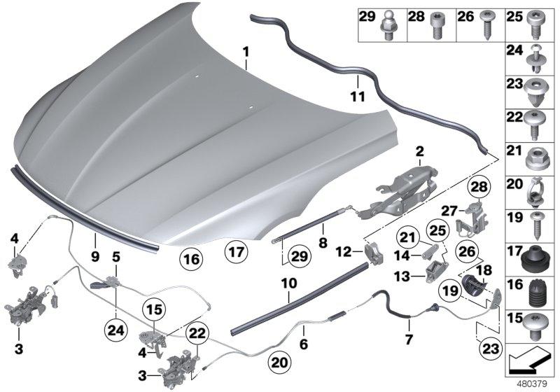 Motorkap/aanbouwdelen