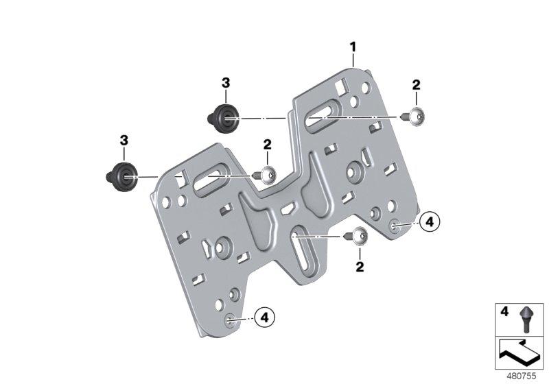 Nummerplaat-adapter