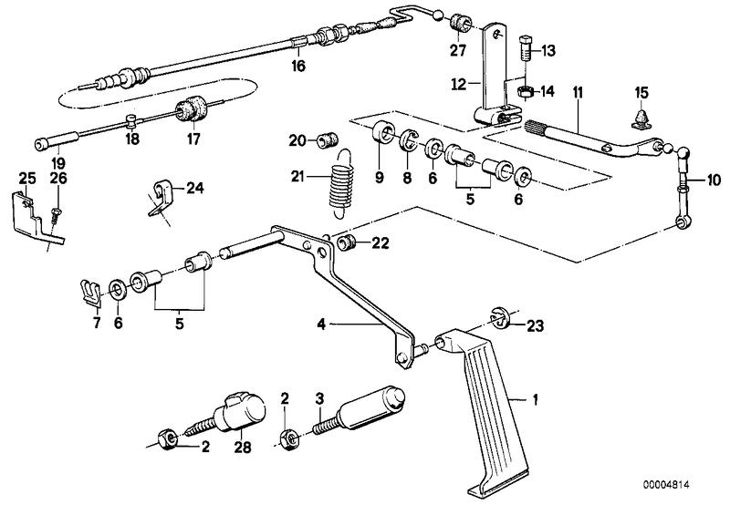 Gasbediening / bowdenkabel