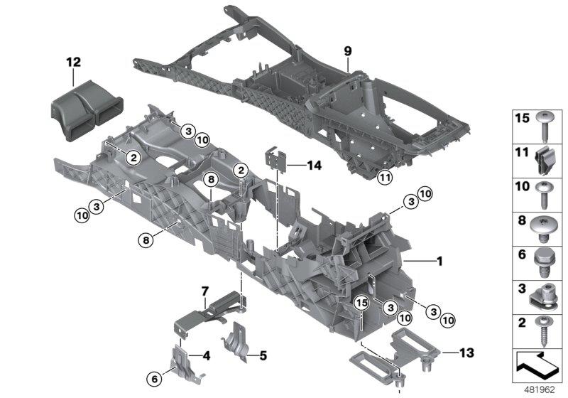 Houder middenconsole