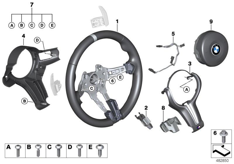 M sportstuurwiel airbag Alcantara