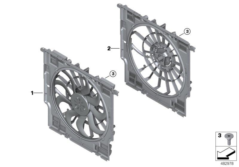 Ventilatoromlijsting met ventilator