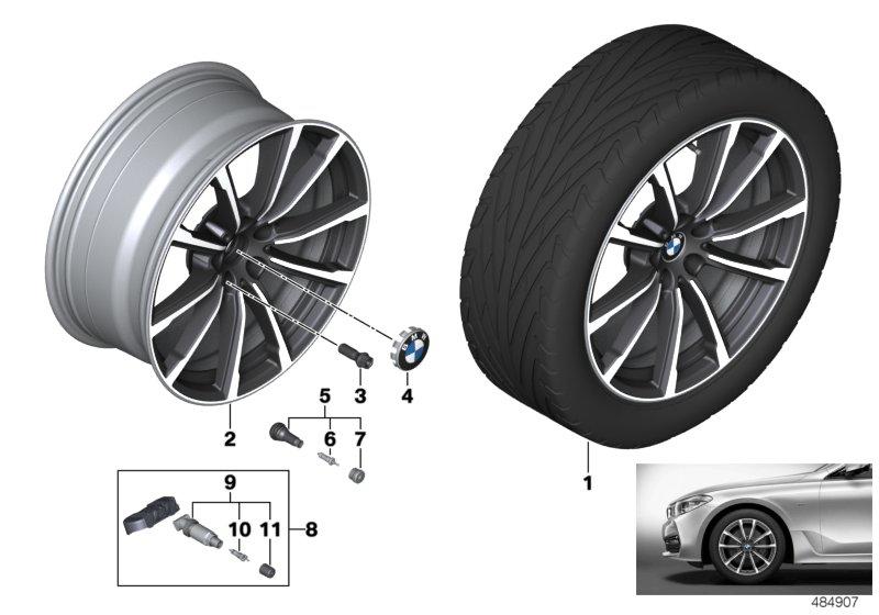 BMW lichtmetalen wiel V-spaak 685 - 19"