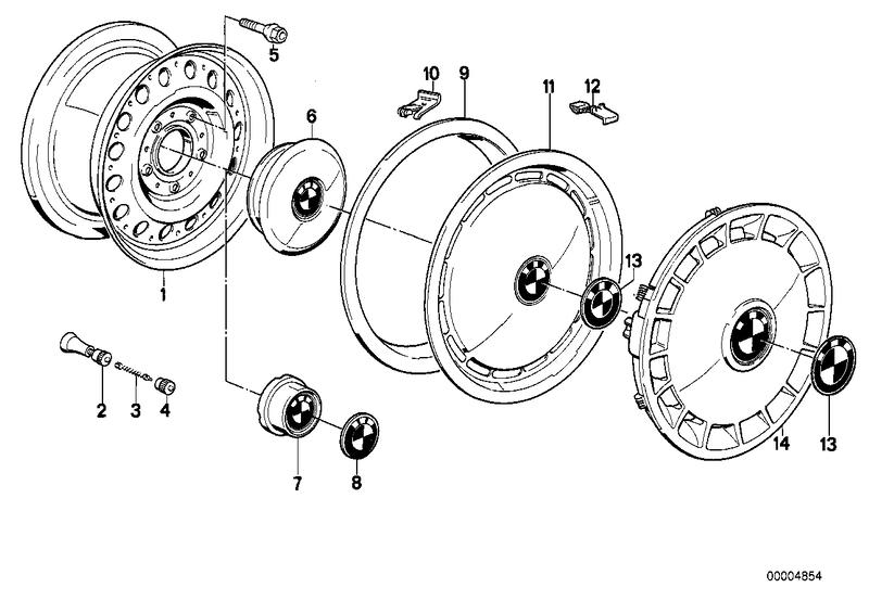 Velg stalen styl. 1