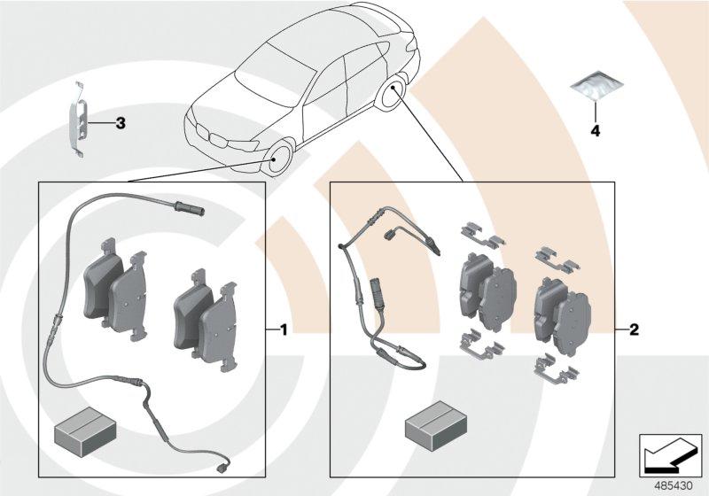 Service Kit remblokken  /  Value Line