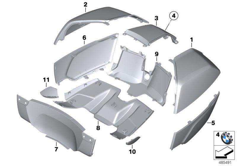 Met primer behandelde delen topcase