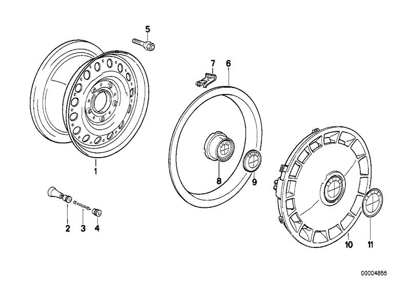 Velg stalen styl. 1