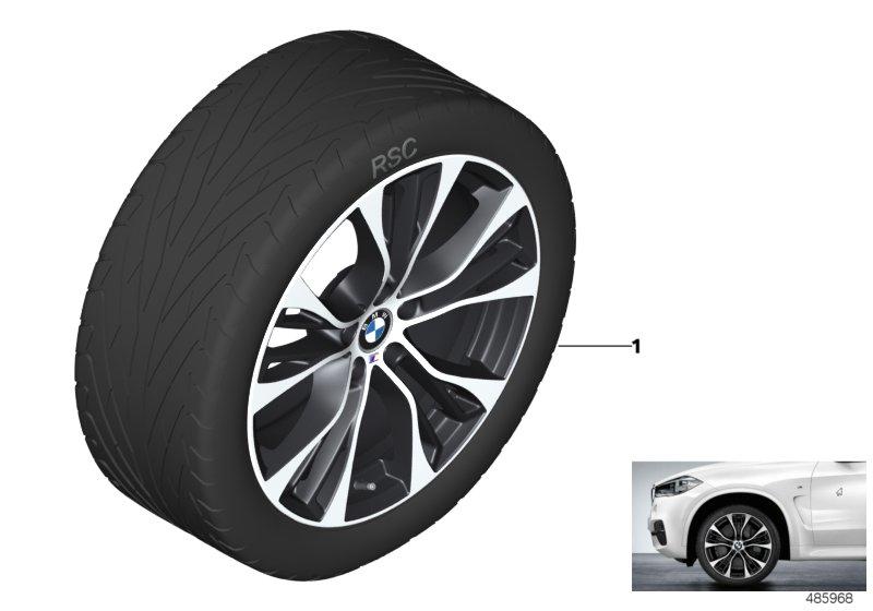 BMW LM-velg M Perf.  Dubbele sp.  599M-21"