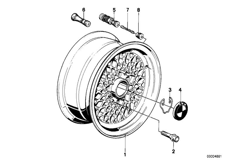 Velg van lichtmetaal