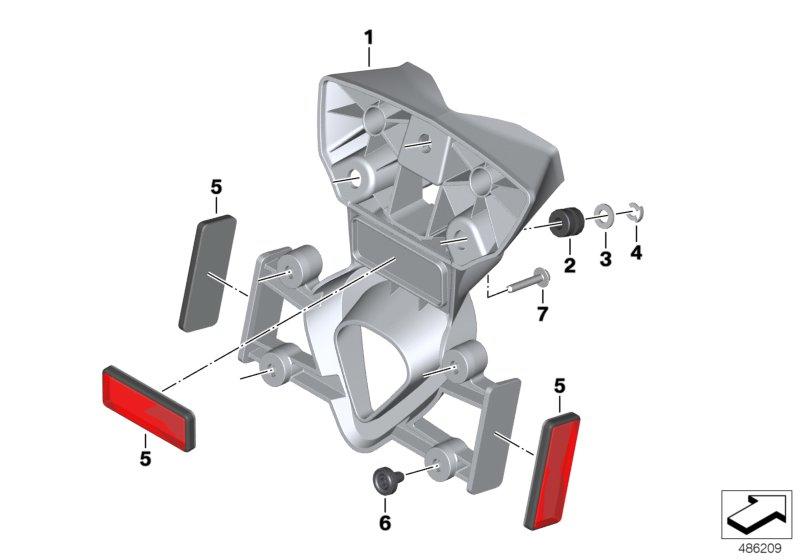 Kentekenplaatadapter US