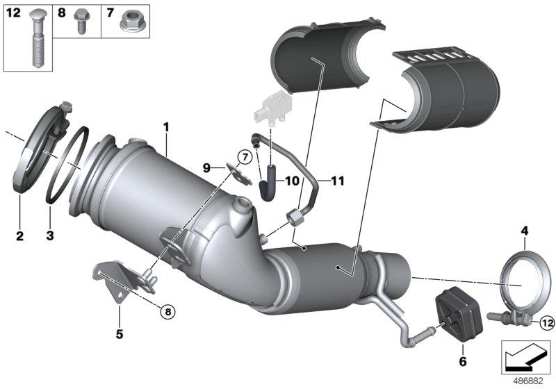 Katalysator dichtst bij motor