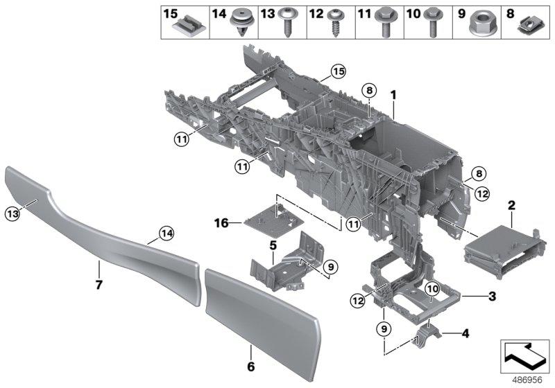 Houder middenconsole