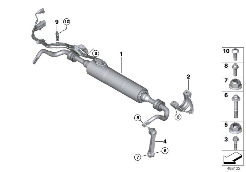 Stabilisator achter / Dynamic Drive