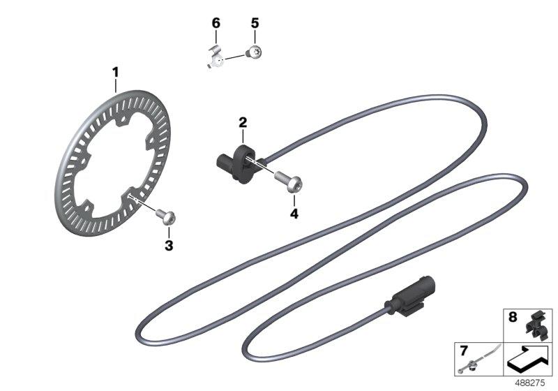 Draaitalsensor achter