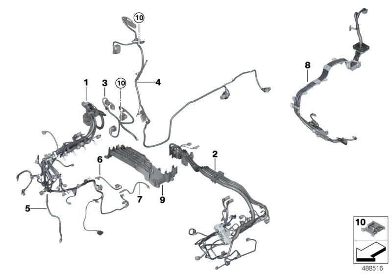 Kabelboom motor