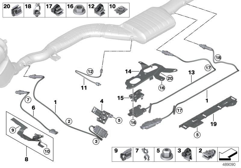 Uitlaatgassensoren / sonde NOX / SCR