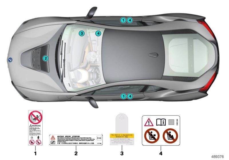 Sticker airbag