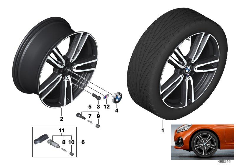 BMW lichtm. wiel dubbele spaak 766M - 19"