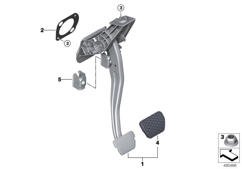 Pedalen automatische versnellingsbak