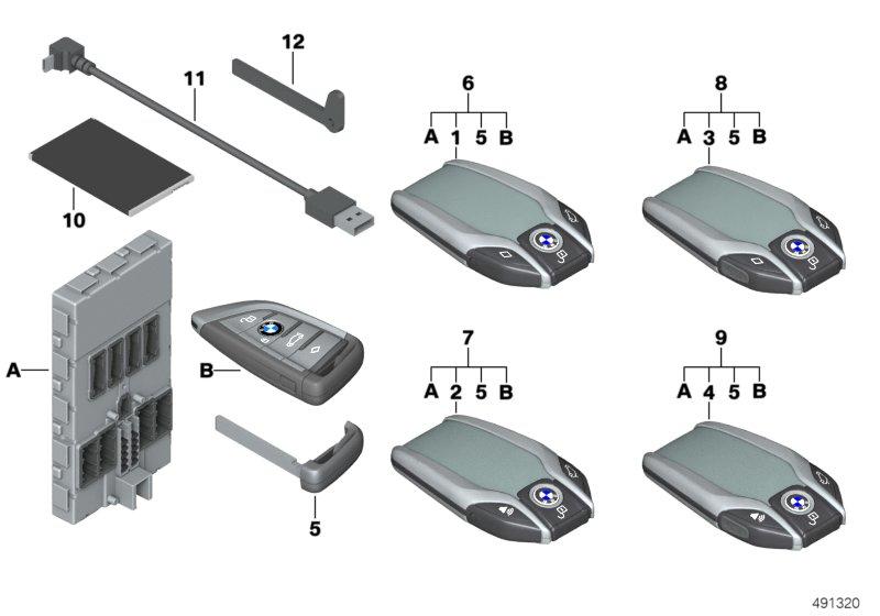 BMW Display Key  /  set afstandsb. met BDC